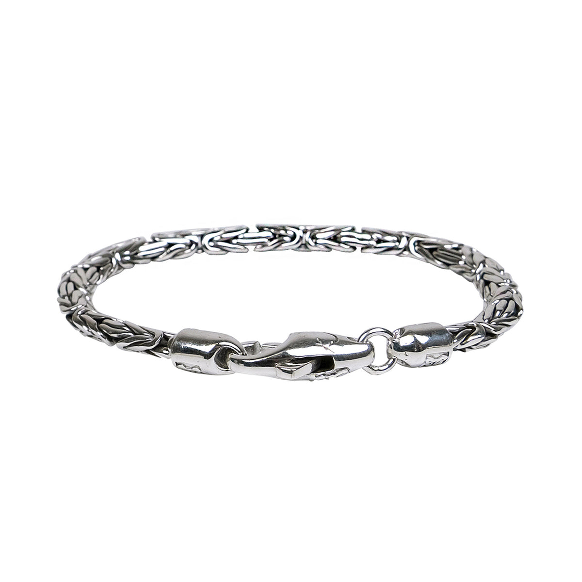 Heavy Byzantine Link Bracelet. Silver - Keith jack – Keith Jack