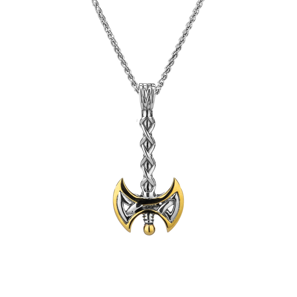 Silver and 10k Gold Axe Viking Pendant-Keith Jack – Keith Jack Silver and 10k Gold Axe Viking Pendant-Keith Jack – Keith Jack