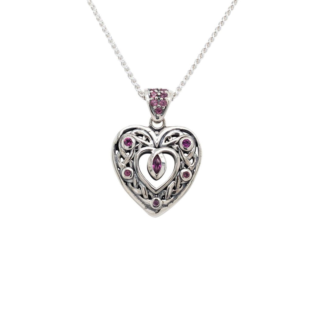 Brighton pink hot sale heart necklace