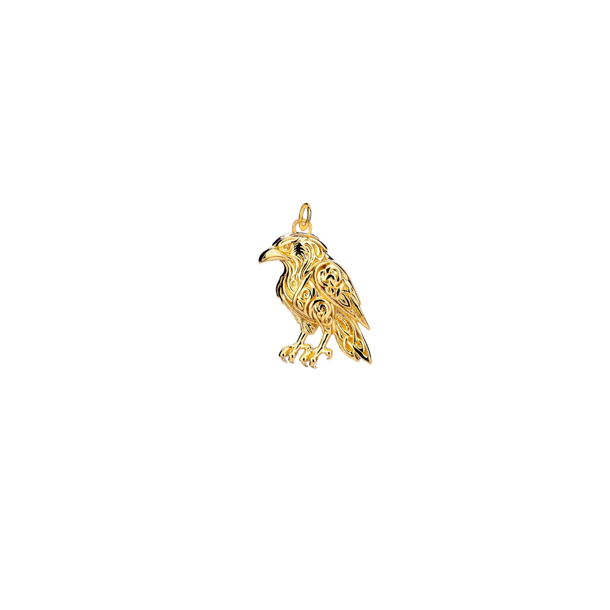 18k Vermeil Raven Charm-Keith Jack – Keith Jack