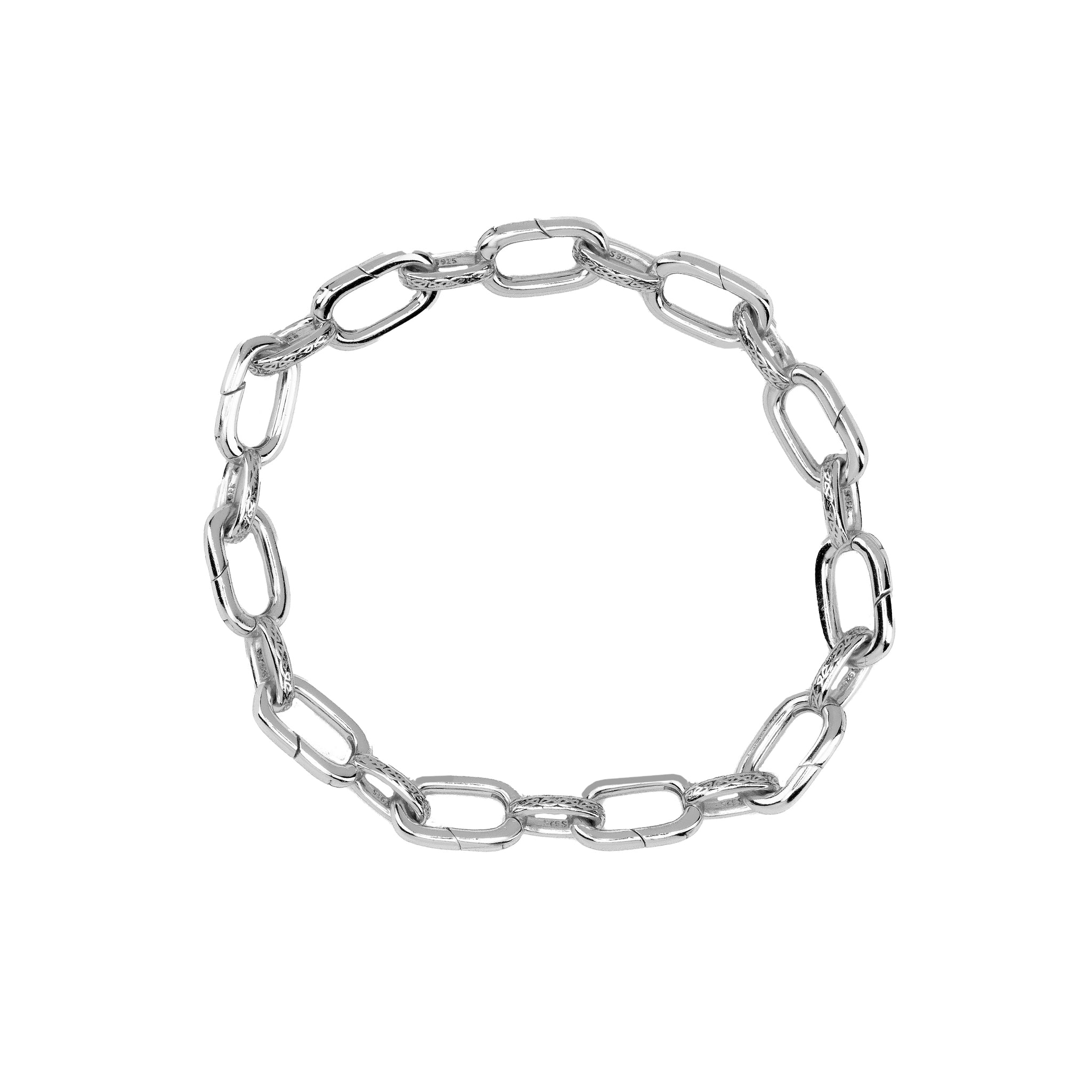 Oxidized Silver Hinged Paperclip Link - Keith Jack – Keith Jack