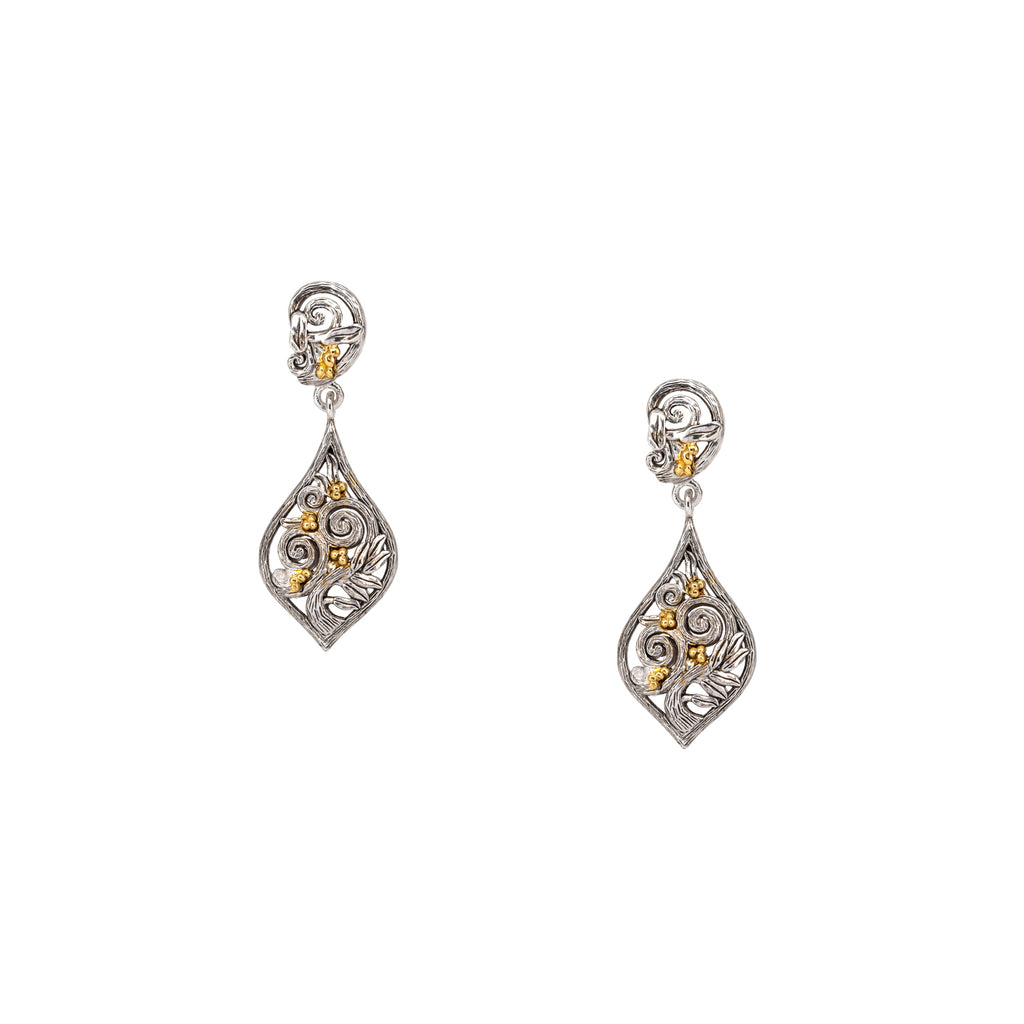 Interwoven Diamond Earrings 1/4 ct tw Round-cut 10K Yellow Gold | Jared