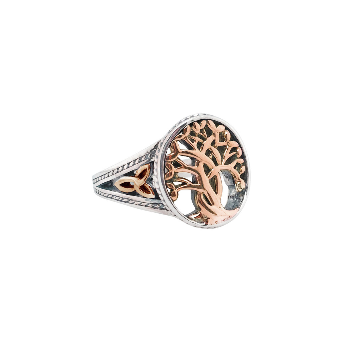 Celtic Irish Tree of Life Wedding Ring 14k Gold Keith Jack Keith Jack