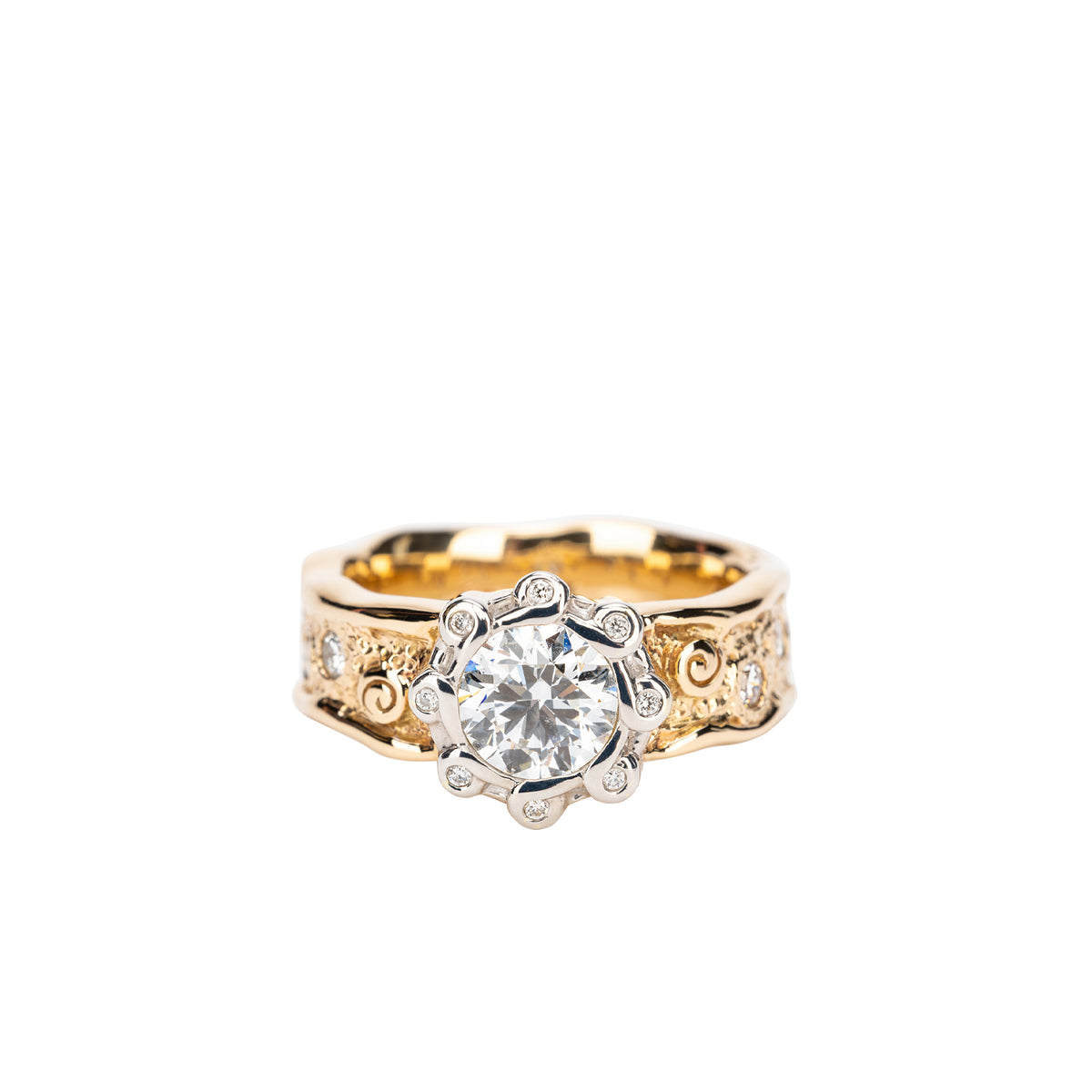 14k Gold and Diamond 'Rocks 'n Rivers' Celtic Ring-Keith Jack – Keith Jack