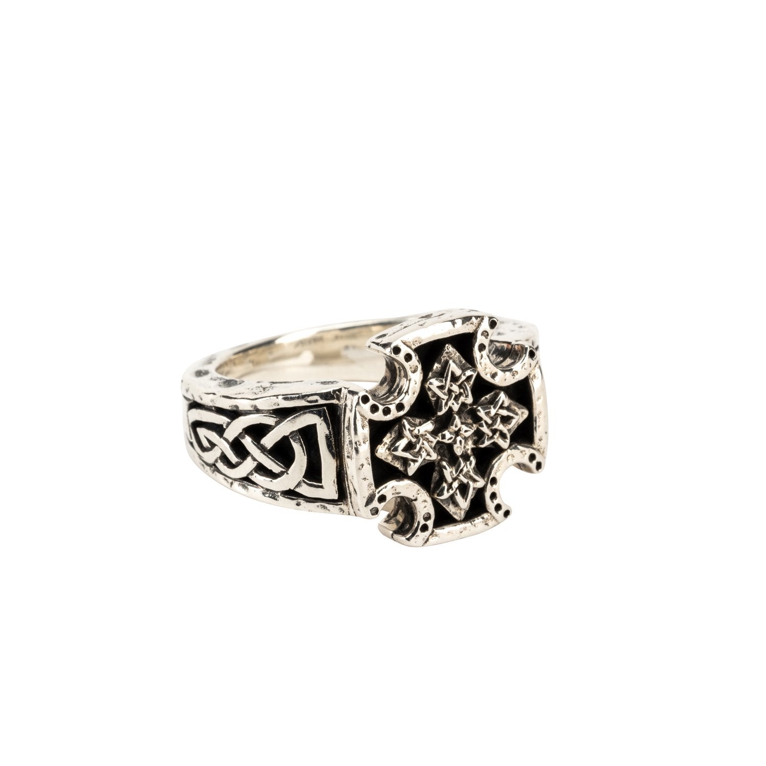 Silver Biker Cross Ring-Keith Jack – Keith Jack