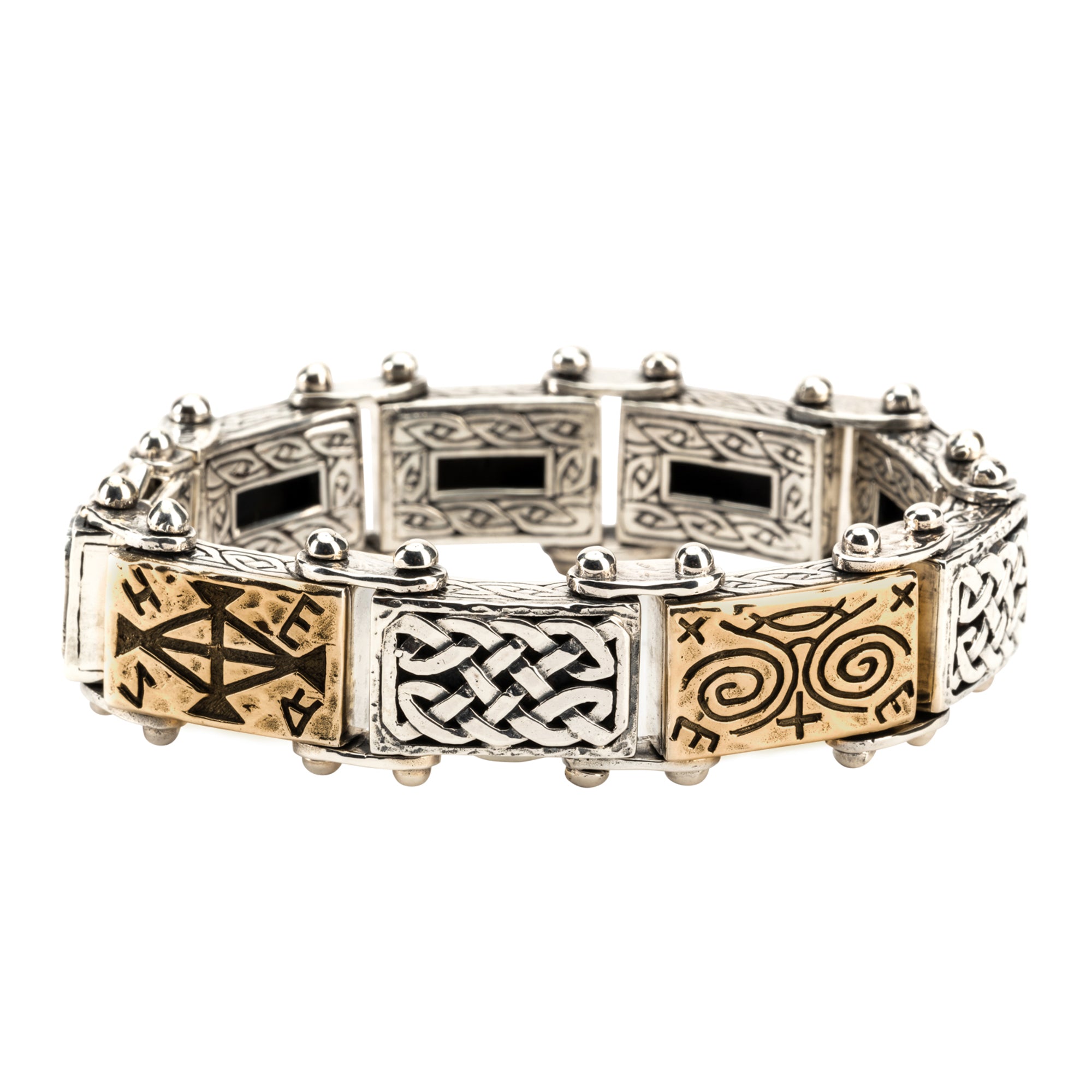 Custom Norse Rune Bracelet - Brass | Choose Your Own Two Runes! – Sons of  Vikings