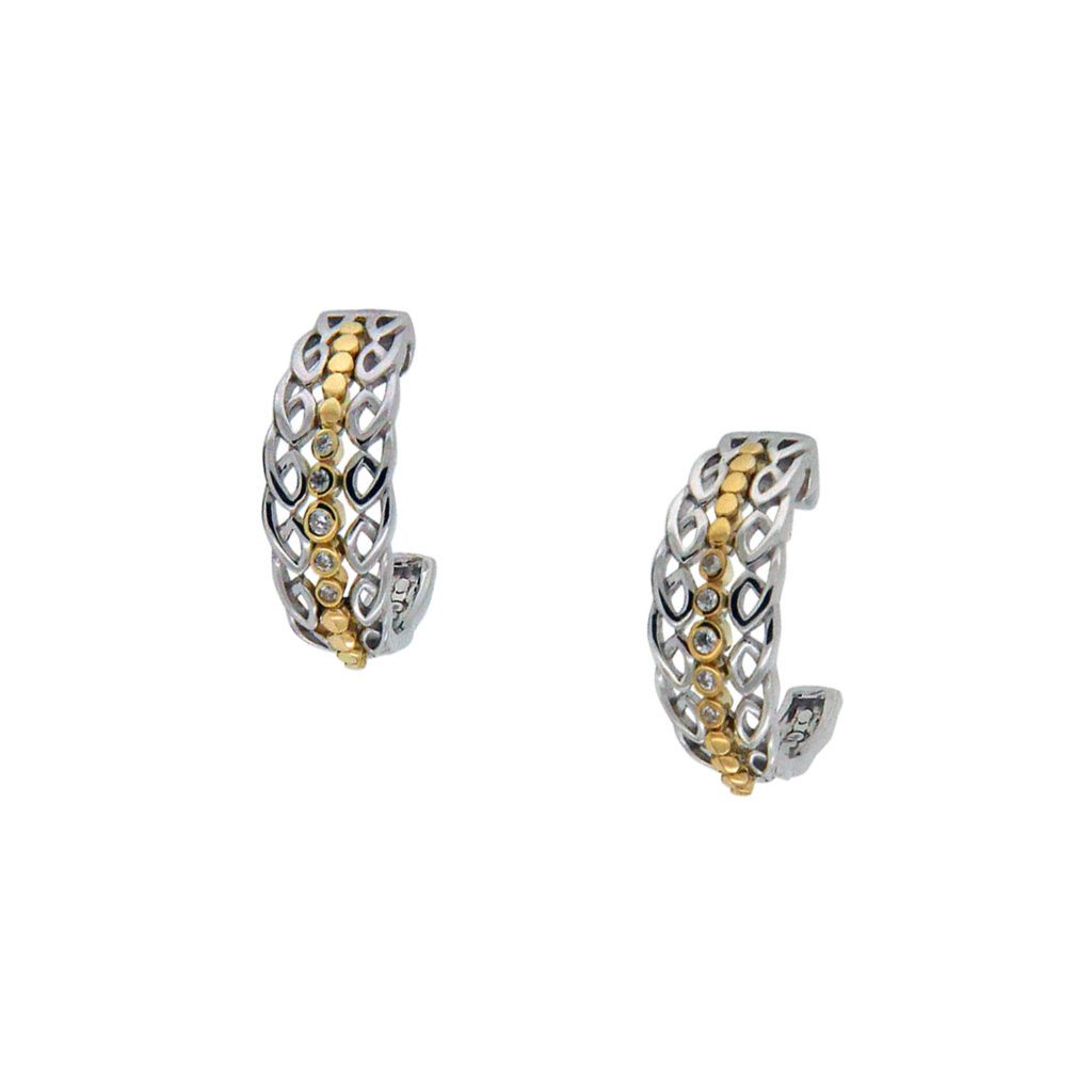 Sterling Silver / Rhodium Earrings